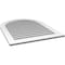 Ekena Millwork Round Top Surface Mount PVC Gable Vent: Functional, w/ 3-1/2"W x 1"P Standard Frame, 32"W x 42"H GVPRT32X4201SF - alternate 2